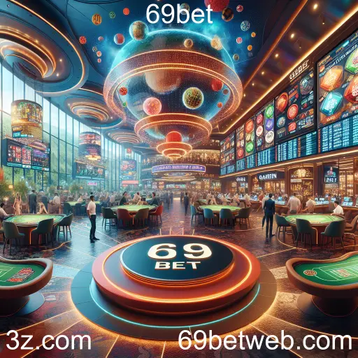 Imagem promocional da 69bet mostrando a plataforma e suas vantagens
